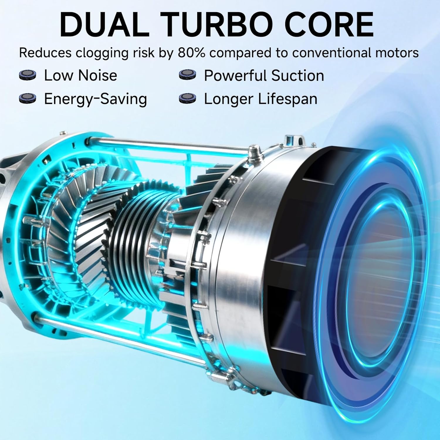 Nail Dust Collector Quiet, 1600PA Professional Nail Vacuum Dust Collector Fan with Dual Turbo Suction, 10-Speed Control, 30 Disposable Filter Papers