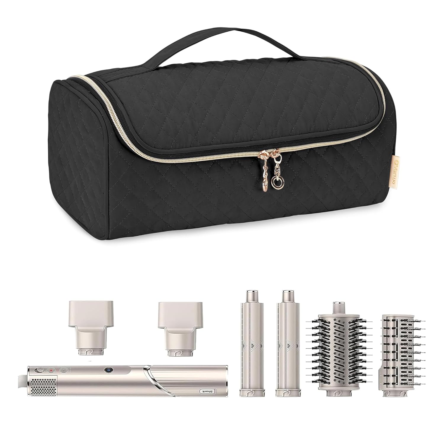 Yarwo 2026 Upgraded Travel Carrying Case Compatible with Shark FlexStyle Styling HD 430/440, Portable Storage Bag for Dyson Airwrap and Hair Styler Attachments, Black (Bag Only) Yarwo 2026 Upgraded Travel Carrying Case Compatible with Shark FlexStyle Styling HD 430/440, Portable Storage Bag for Dyson Airwrap and Hair Styler Attachments, Black (Bag Only)