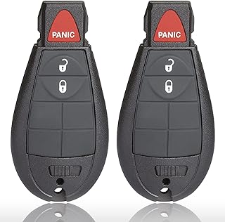 Key Fob Keyless Entry Remote Compatible with 2008-2016 Dodge Ram Truck 1500 2500 3500 Journey Challenger Grand Caravan Grand Cherokee Commander Chrysler IYZ-C01C M3N5WY783X Key Replacement