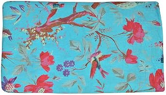 Traditional Jaipur, Printed Cottons Fabrics by The Yard, Indian Print Fabric Cloth for Summer Kurti, Dress, Scarf, Cushion, Sofa Covers 2.5 Yards