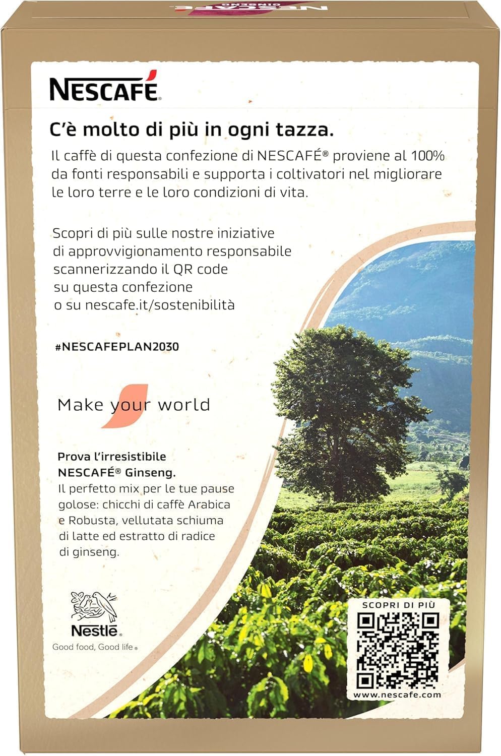 Italian Gourmet Bundle Ginseng Kaffeegetränk 12x 70g + Italian Gourmet Polpa Gratis – Cremiges Instant-Getränk mit Ginseng, 120 Portionsbeutel à 7g, Kaffee-Spezialität für Zuhause, Büro & Vorrat 840g