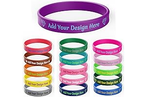 Colorful Personalized Custom Rubber Bracelets