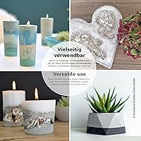 Vista 4 de Viva Decor Hormigón para creativos, gris, 11.0 lbs