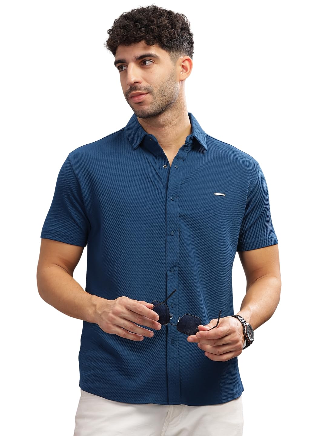parcel yard Shirt for Men | Mens Casual Shirt | Men Stylish Shirt | Men Cotton Shirt | Men's Regular Fit | Men Formal Shirt | Plain Shirts for Men || Men's Half Sleeve Shirt || Shirts-picture-23