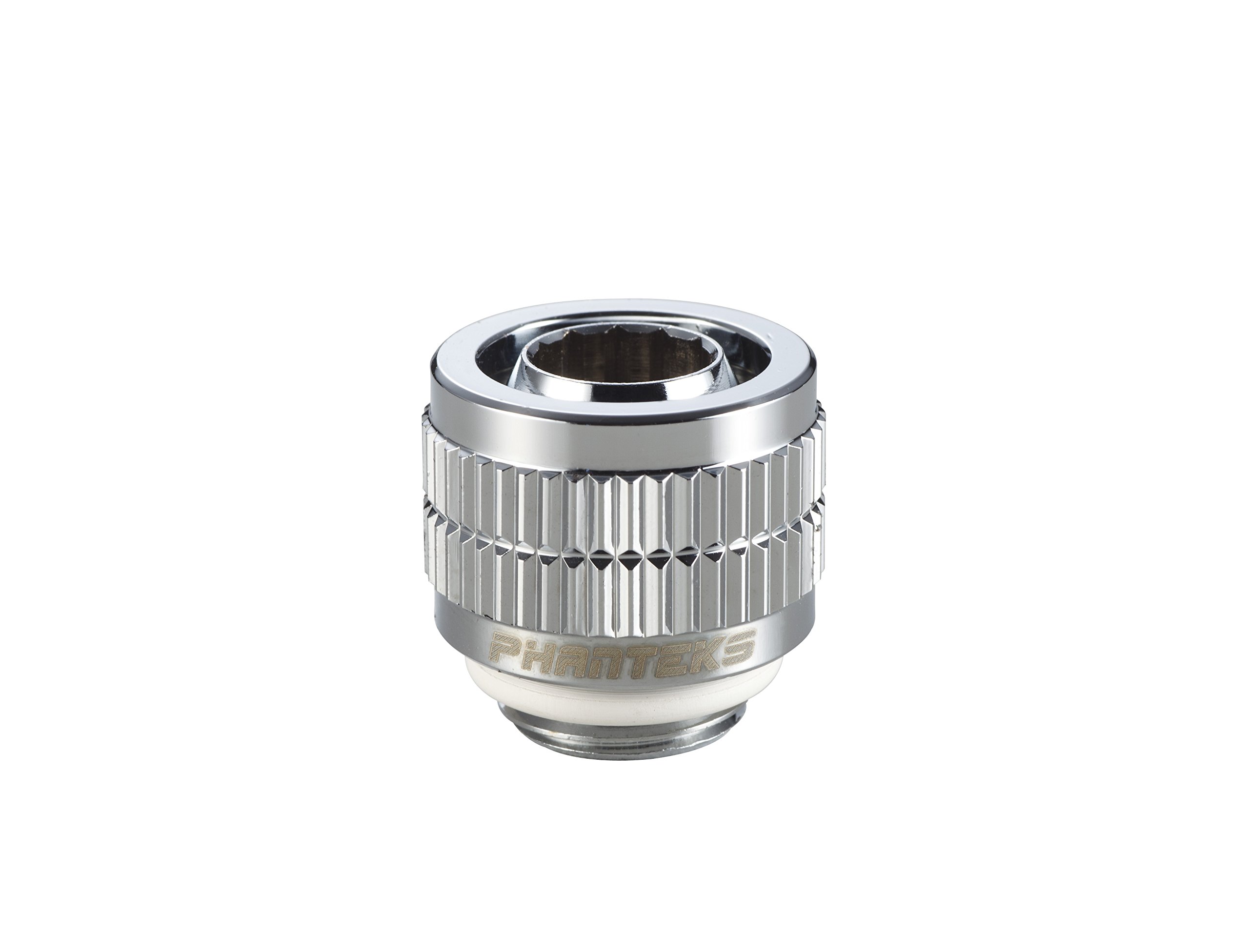 Phanteks PH-STC1310_CR G1/4 thread Soft Tubing Compression Fitting for 13/10mm Soft Tube (1/2'' OD x 3/8 ID'') Viton O-Ring Chrome