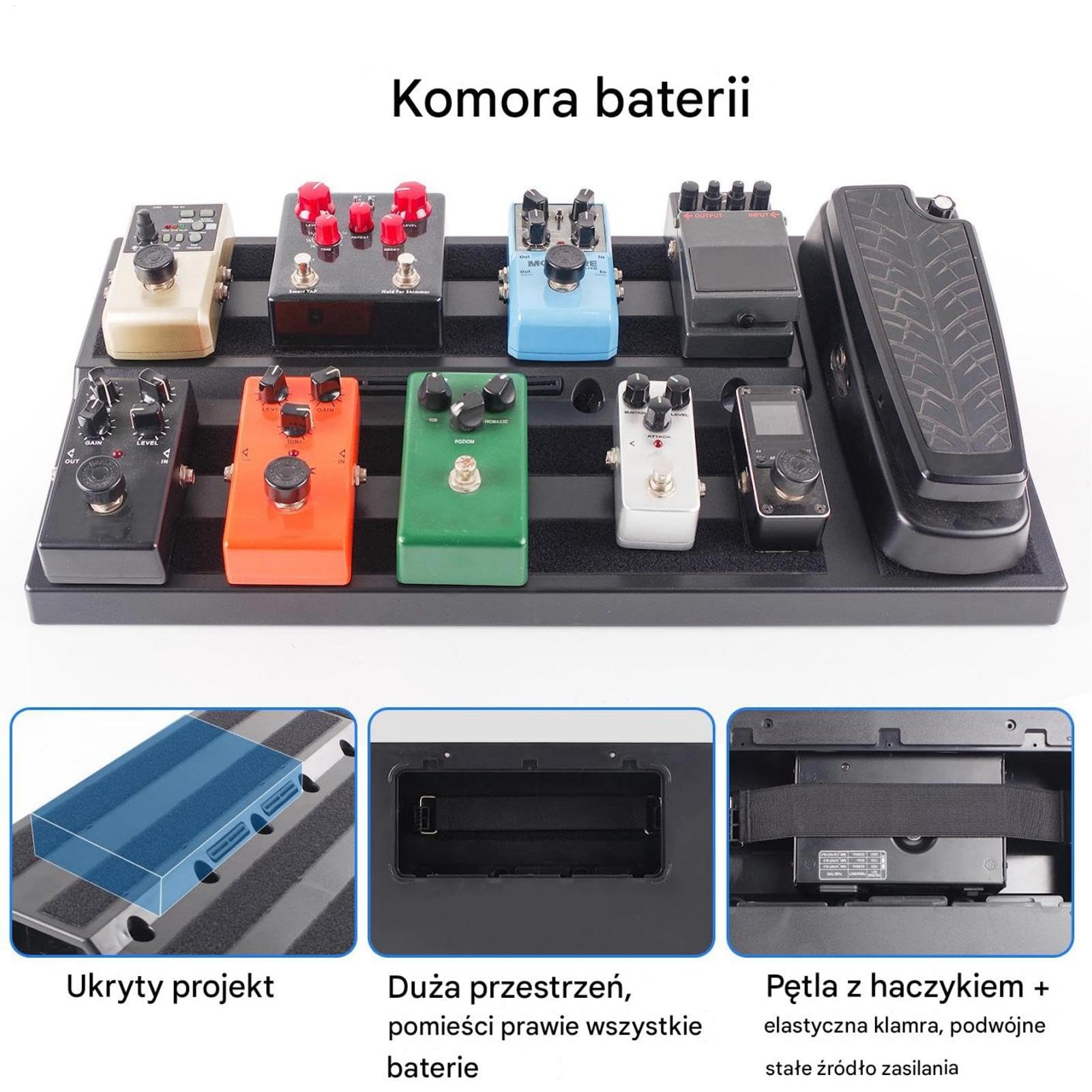 Pedalowa tablica z wbudowanym zasilaczem, zasilana tablica pedałowa Silne