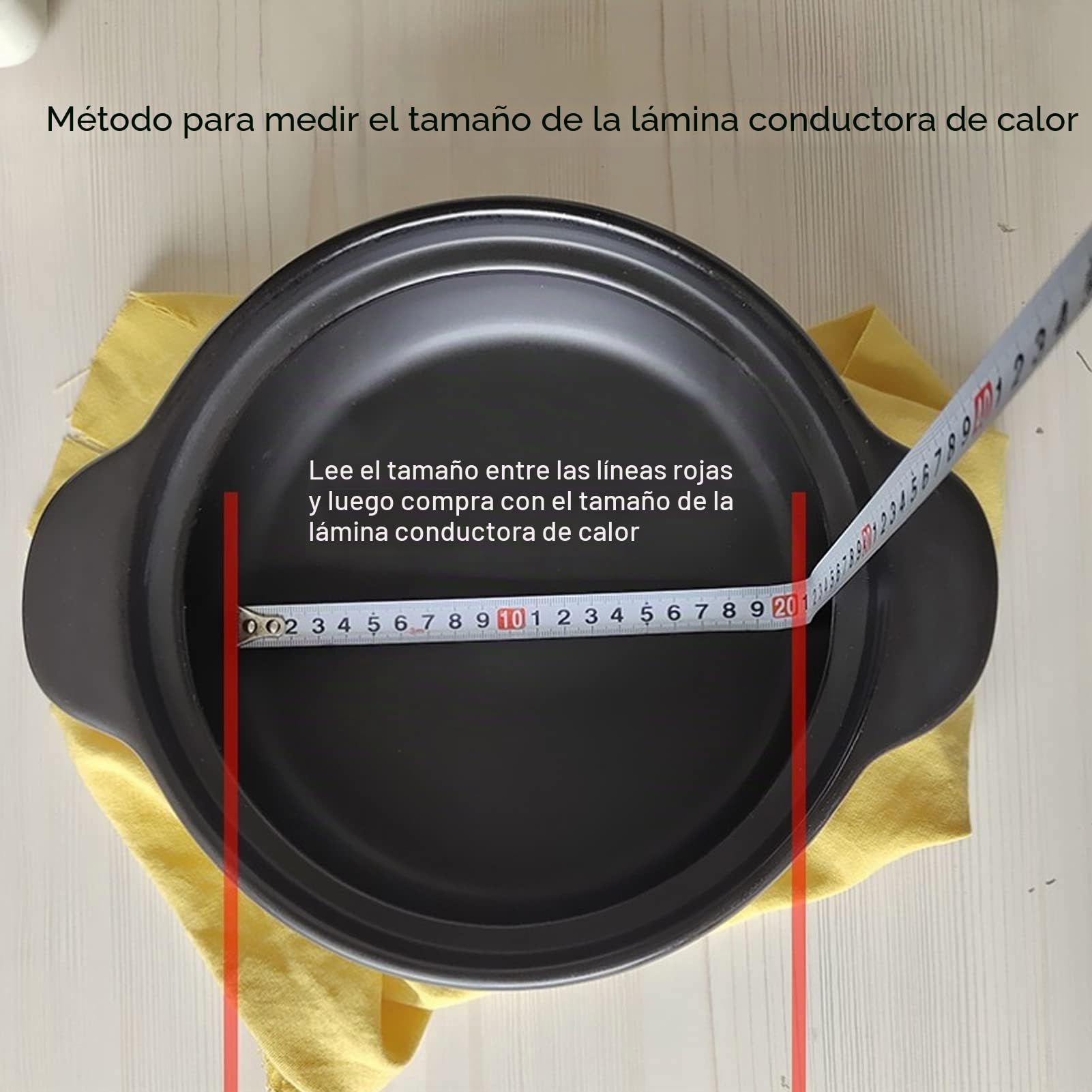 Difusor de calor, placa de inducción de acero inoxidable, disco convertidor para cocina de gas, vitrocerámica, utensilios de cocina magnéticos (diámetro 12,3 cm)