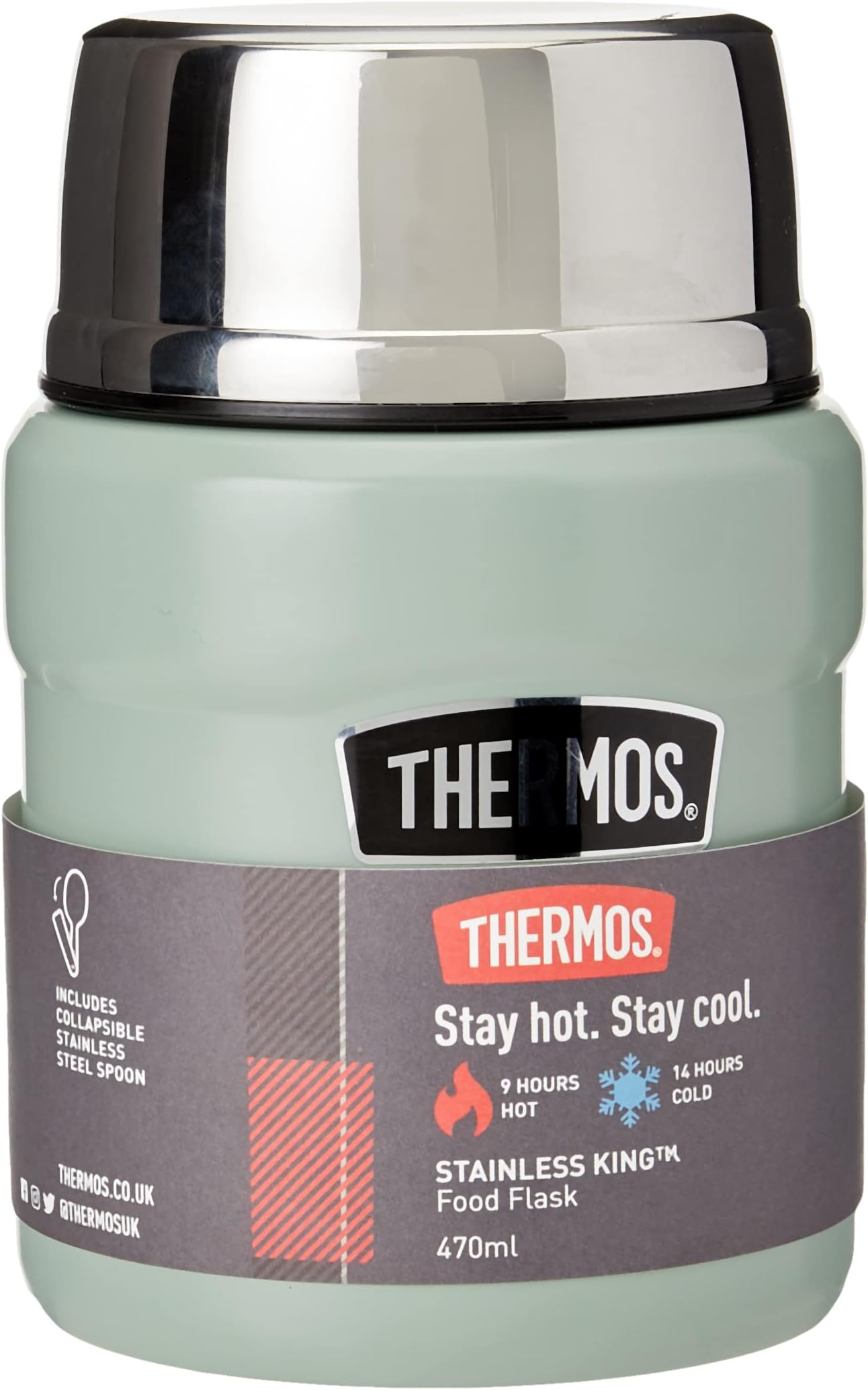 Thermos Stainless King Food Flask, 470ml Home & Kitchen