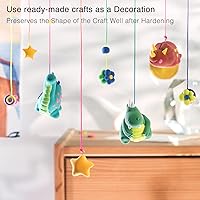 Vista 6 de FlyFlag Arcilla de Secado al Aire - 100 Colores, Ultra Ligera y Suave, Arcilla de Modelado No Tóxica para Niños con Herramientas y Tutoriales