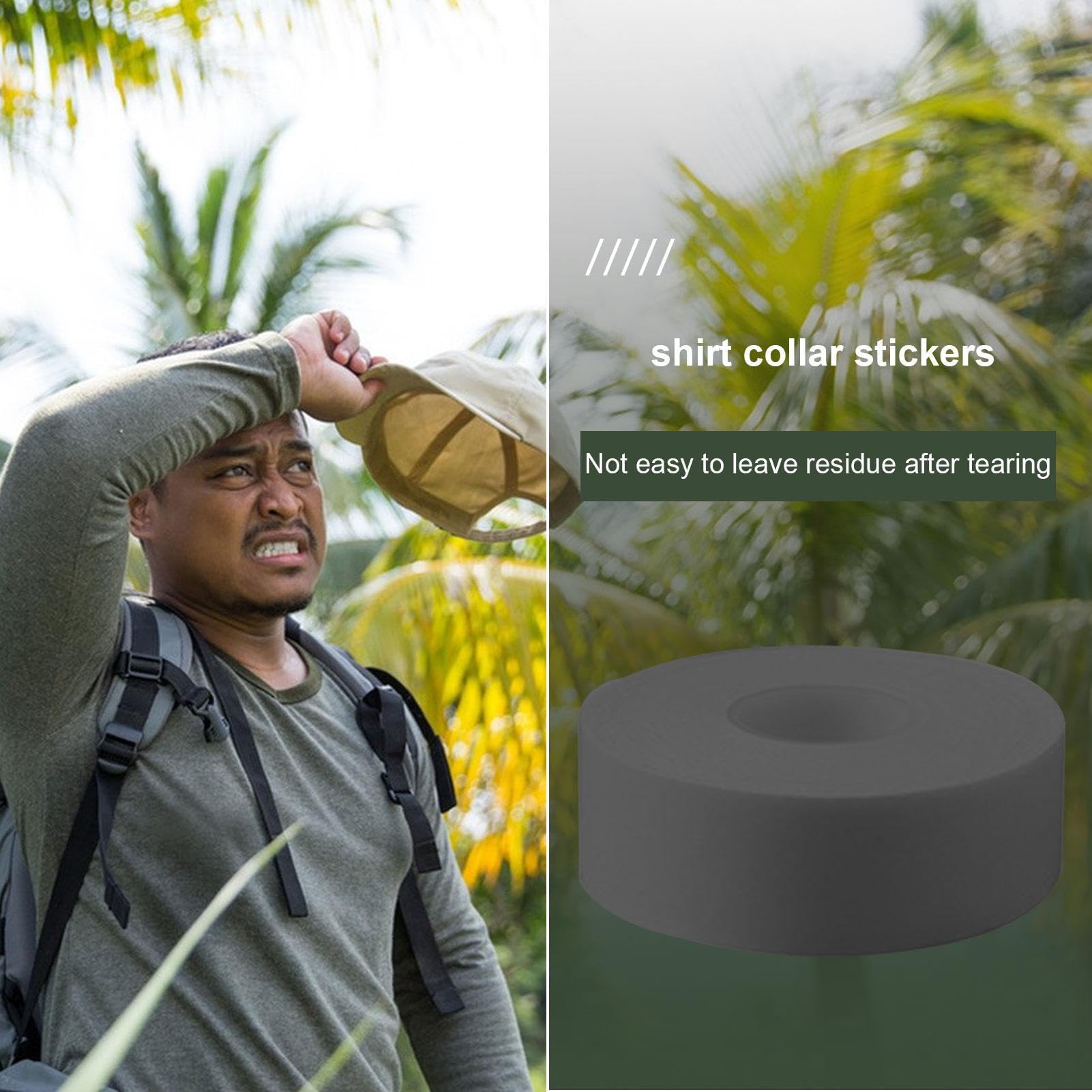 Amazon.co.jp: 首輪汗止めステッカー | 男性用脇汗パッド | 襟