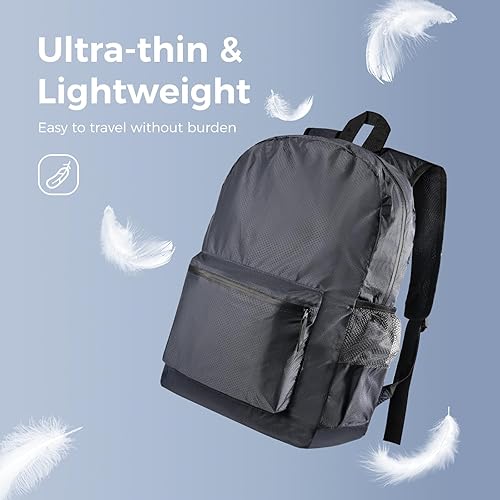 Miniatura 6 de pack all Mochila ligera y plegable de 18L, Azul marino, talla única , Mochilas Daypack