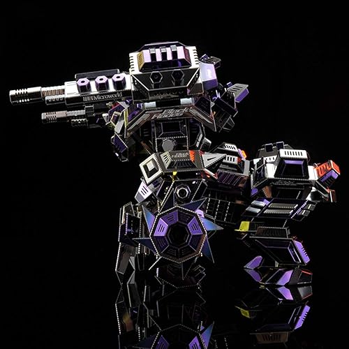 Miniatura 8 de Microworld Rompecabezas de metal 3D, kit de modelo mecánico de piedras oscuras, rompecabezas 3D de 10 estrellas, gran desafío para adultos,