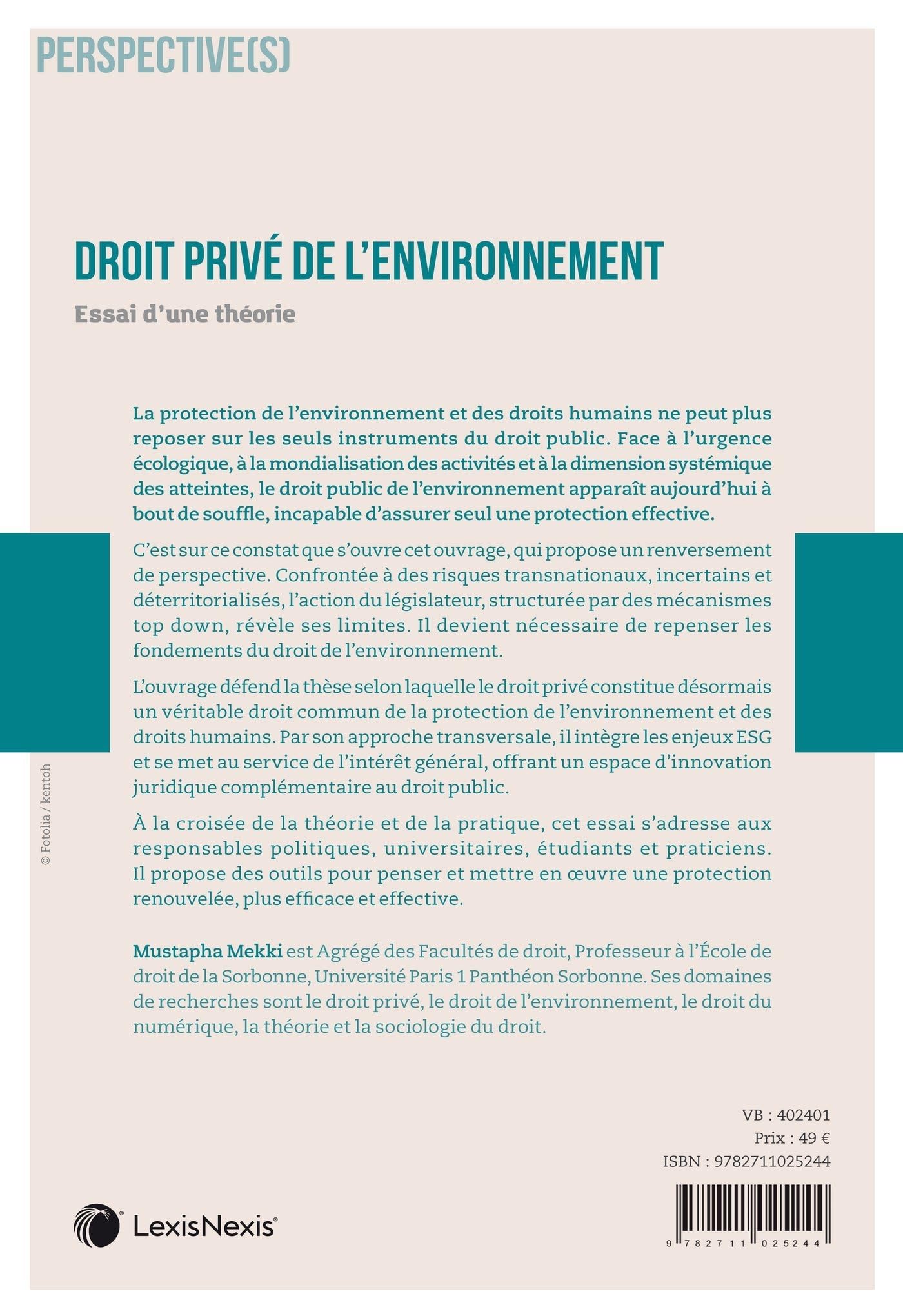 Droit privé de l'environnement