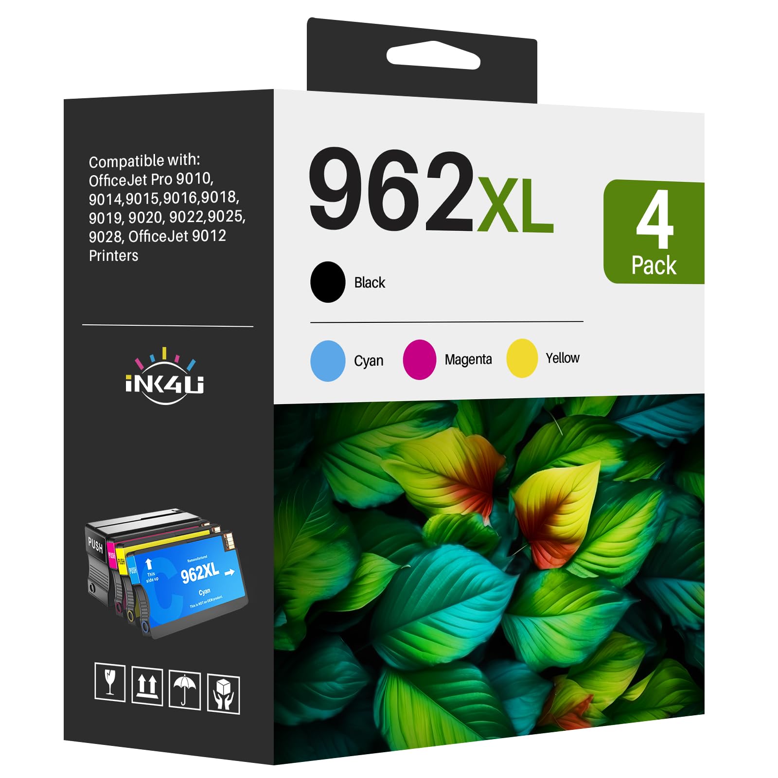 962XL Ink Cartridges Compatible Replacement for HP 962 962XL Ink ...