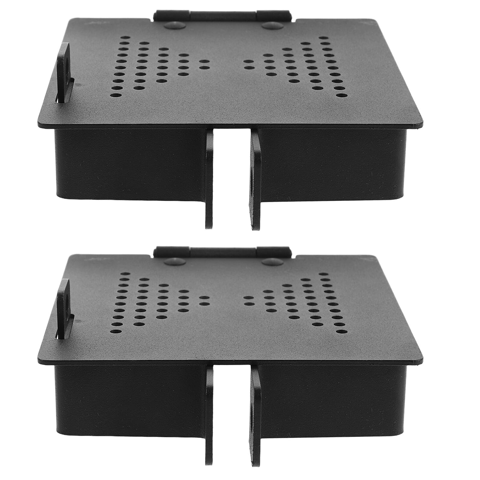 Protection de Pare-Chocs pour Camping-Car 4 Pouces en Acier Carbone Carré Embouts Antiparasites Lot de 2 Pièces Compatible Pare-Chocs Arrière Standard Accessoire Robuste