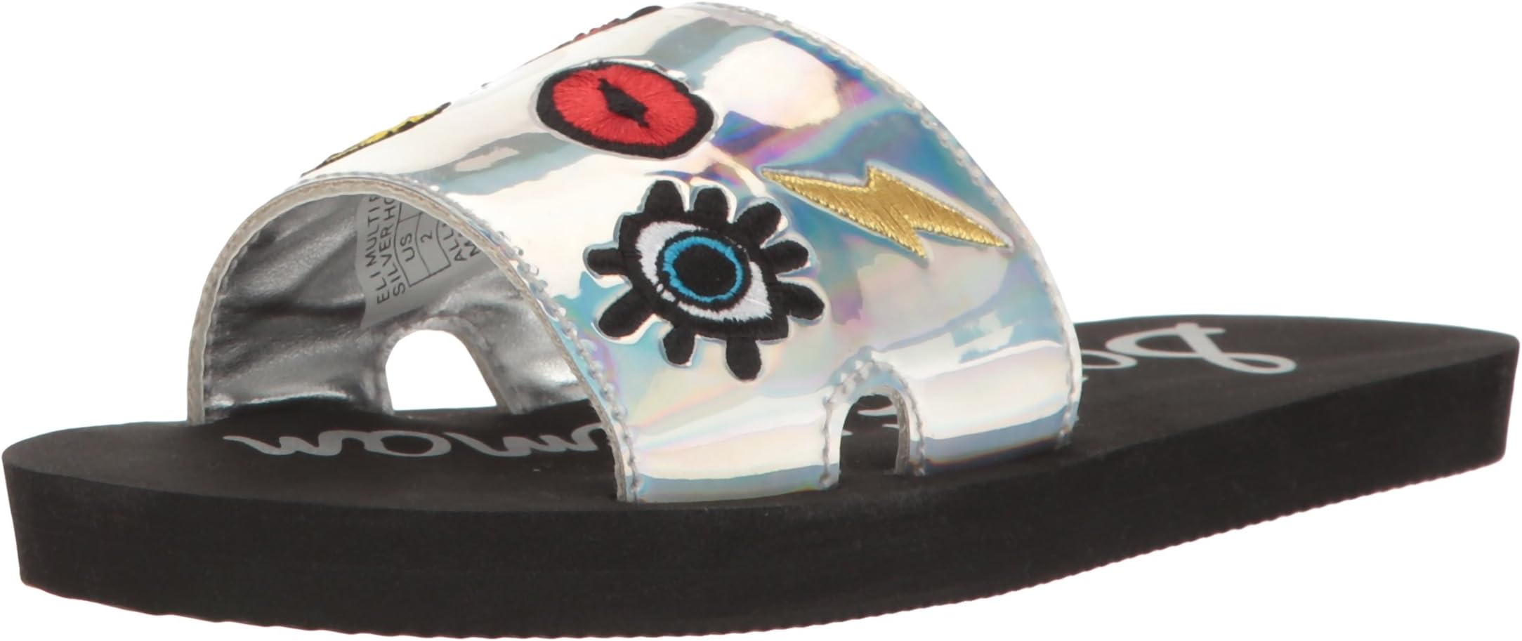 Sam Edelman Kids Unisex-Child Eli Multi Patch Slide Slipper