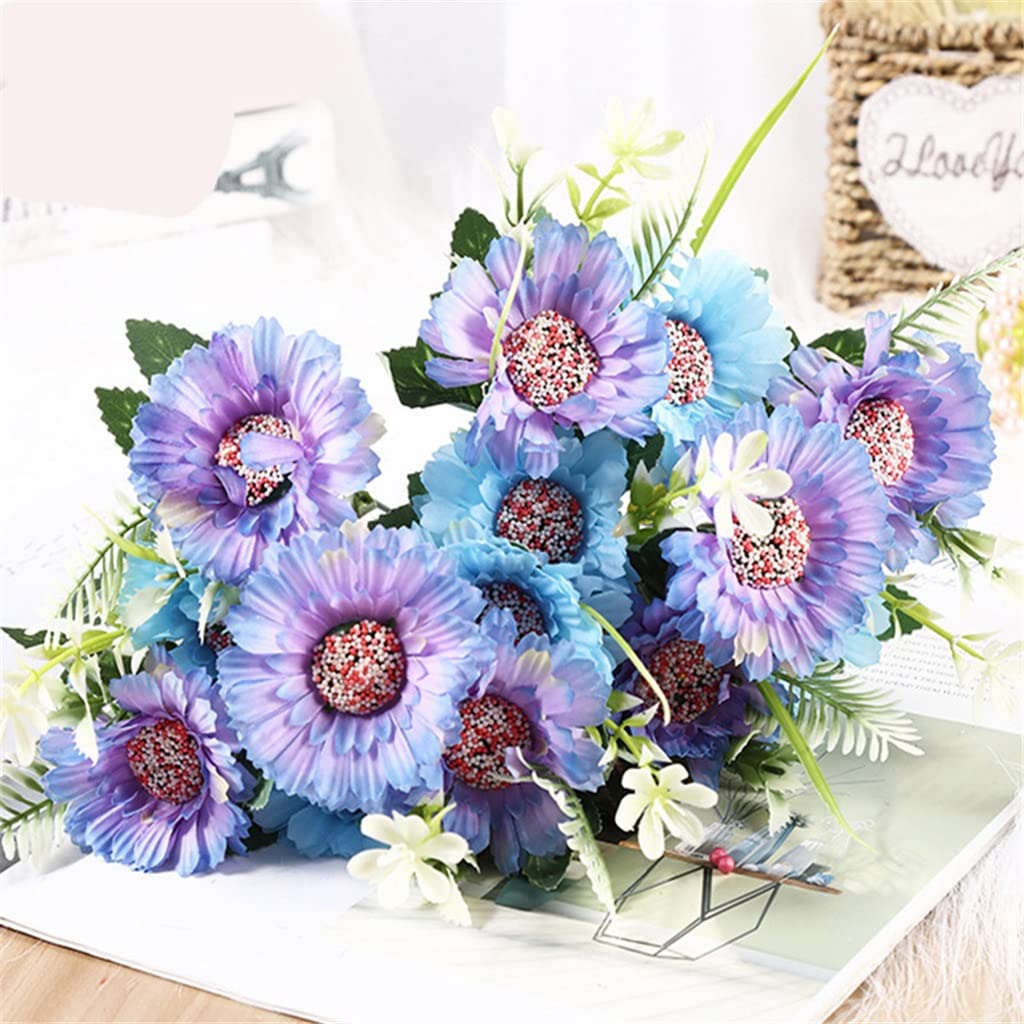 XDLEDMKIZ Artificial Silk Bouquet Decoration Artificial Peony Wedding Banquet Garden Party Home Decoration Artificial Flowers Interesting
