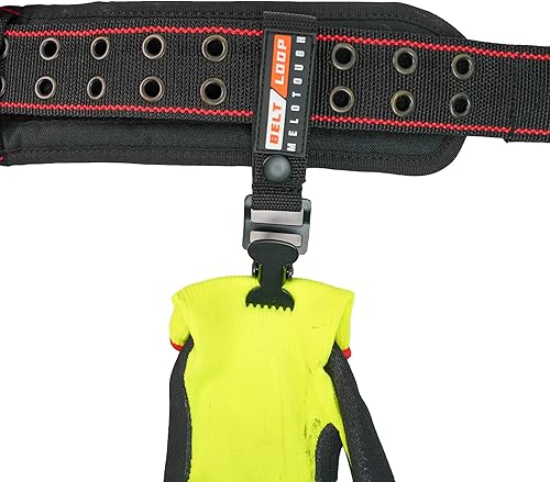 Miniatura 7 de MELOTOUGH Correa de guante de bombero Clip de soporte para guantes de trabajo con gancho giratorio para correa de guante, clip de cocodrilo