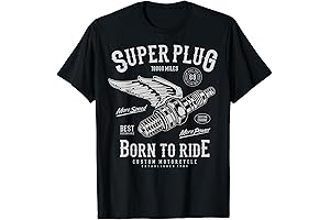 Champion Spark Plug Born to Ride T-Shirt