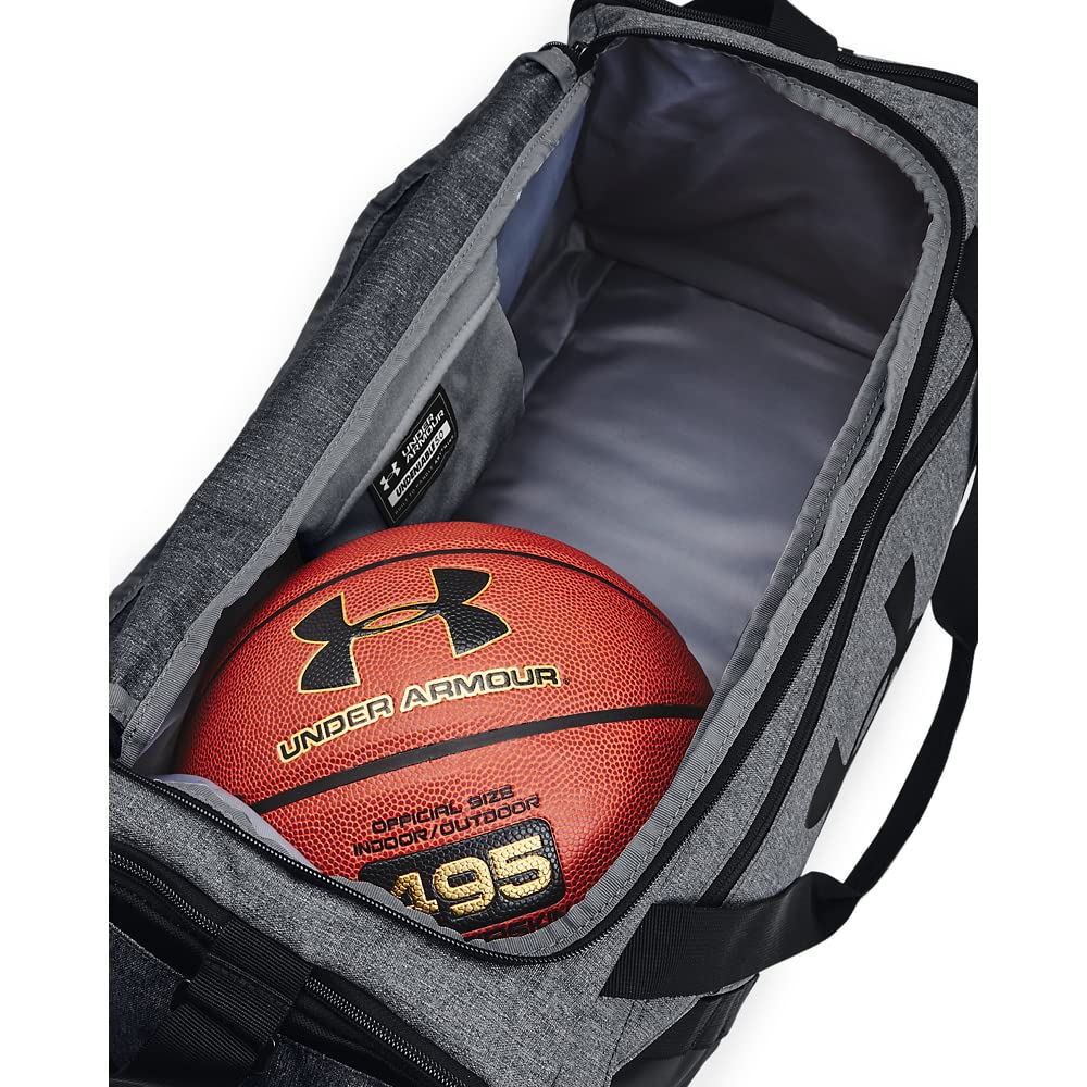 Under Armour Męski 40L Niezwykła Torba Podróżna 5.0 Small Duffle Bag, Pitch Gray Medium Heather/Black