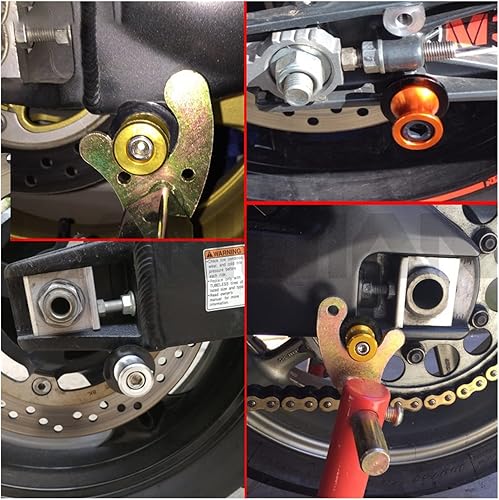 Miniatura 3 de Carretes deslizantes CNC para motocicleta, de 0.315 in, brazo oscilante para Suzuki DL650 V-Strom 2004-2013 deslizadores de marco anticaídas (color