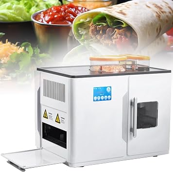 Roti Maker Machine, 1800W Electric Roti Maker, Automatic Chapati Tortilla Machine, Roti Maker Electric Indian, Adjustable Temperature, Double-Sided Heating, One Key to Make 20 Pcs/One Time