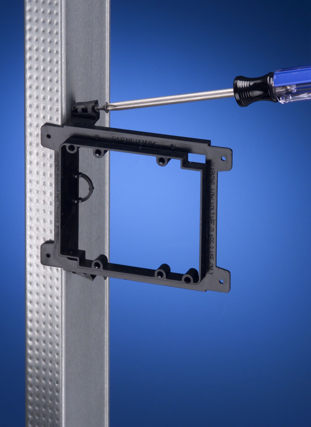 Arlington LVS2-1 Low Voltage Screw-On Mounting Bracket, 2-Gang