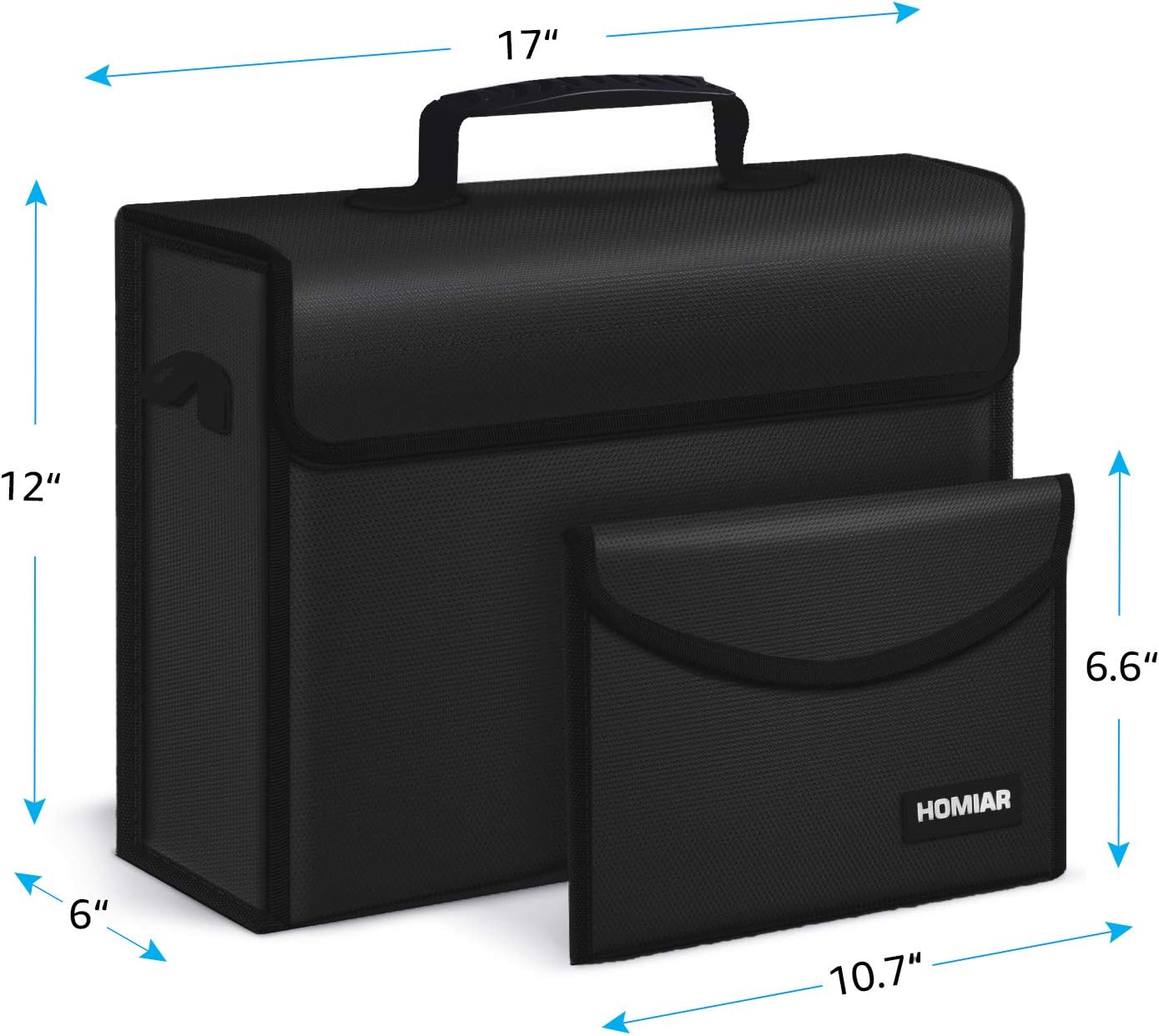 Fireproof Document Safe Bag,Large (17"X12"X6") Fireproof Safe Bag,(10.7"X 6.6") Money Pouch Envelope, High Capacity Bank Money Bag, Sealed Storage No-Itch Protector Case : Tools & Home Improvement
