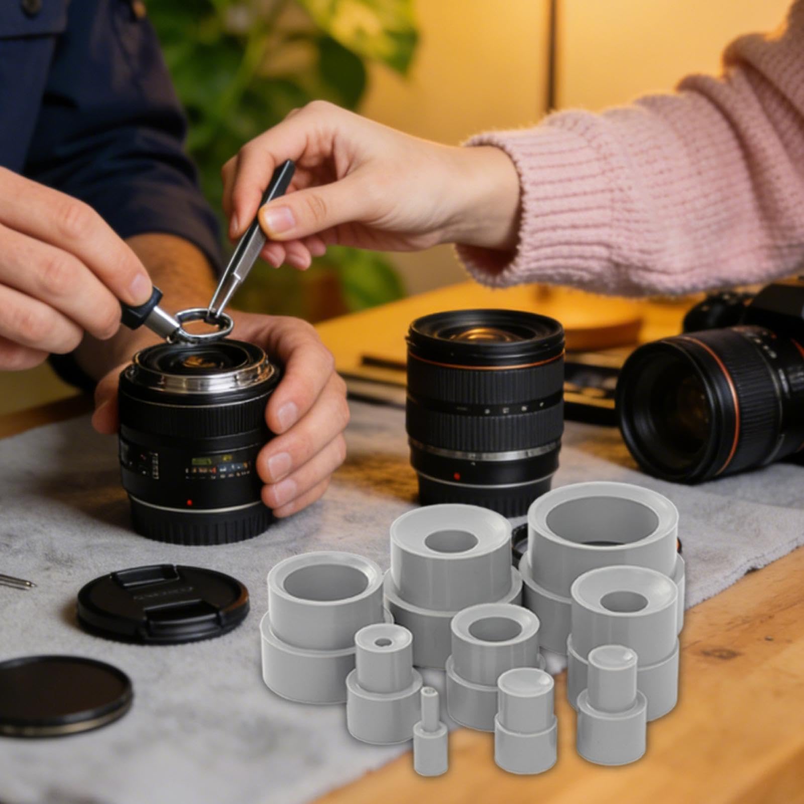 Objektiv--Ring 9-teiliges set | Kamera-Reparaturwerkzeug für Heimwerkstatt, Studio, Haushalt, Fotografie, Unterricht