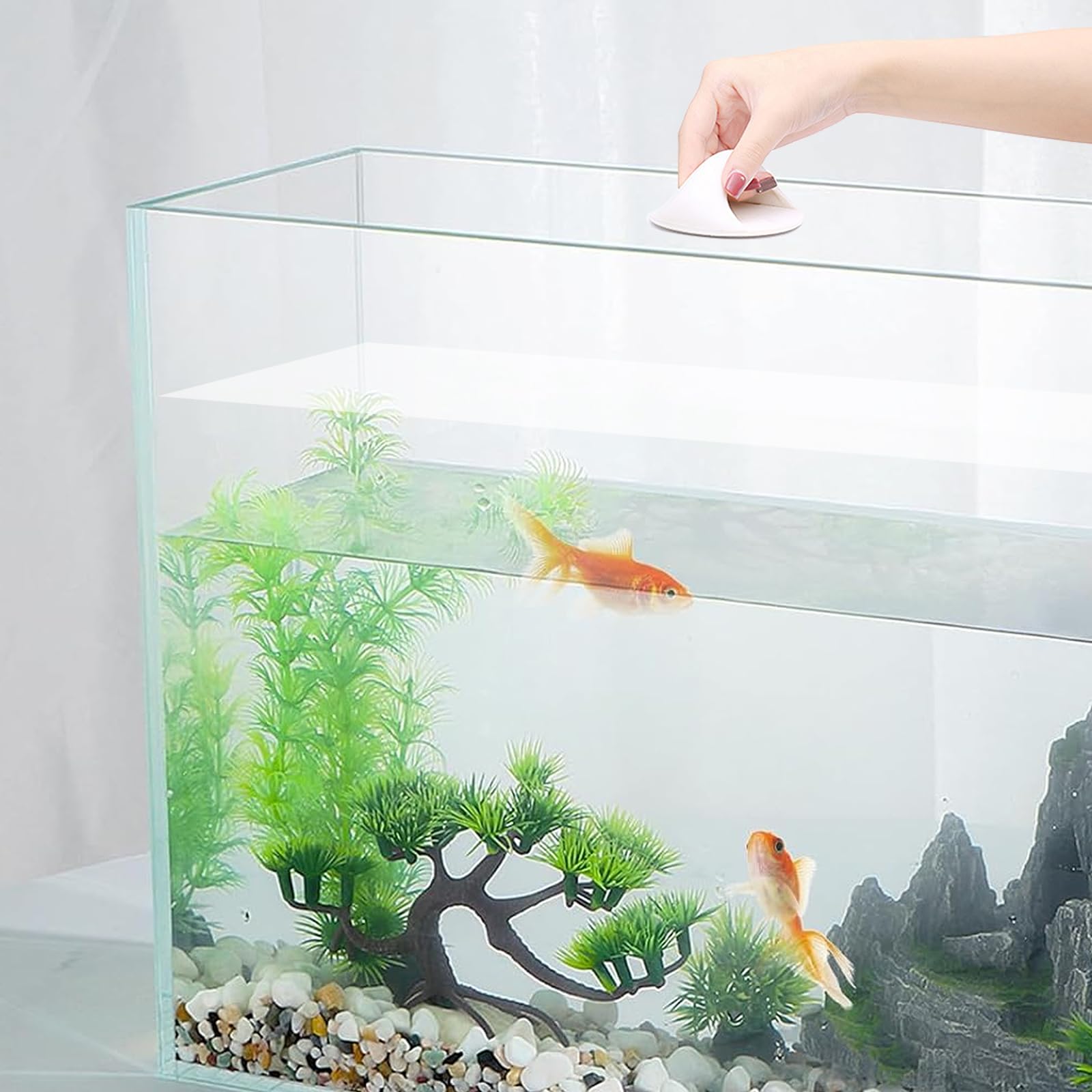 Anti-jump Fish Guard Acrylic Aquarium Anti-Jump Cover - 3mm Thick Round ...