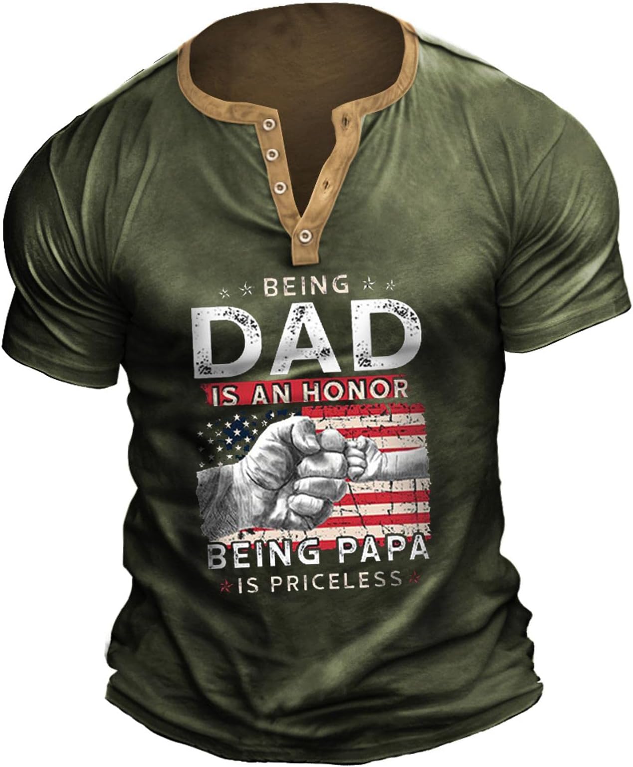 PUCEKFunny Letters Print Henley T Shirt For Men Summer Trendy 3D Graphic Print Sports Hip Hop Short Sleeve T Shirts