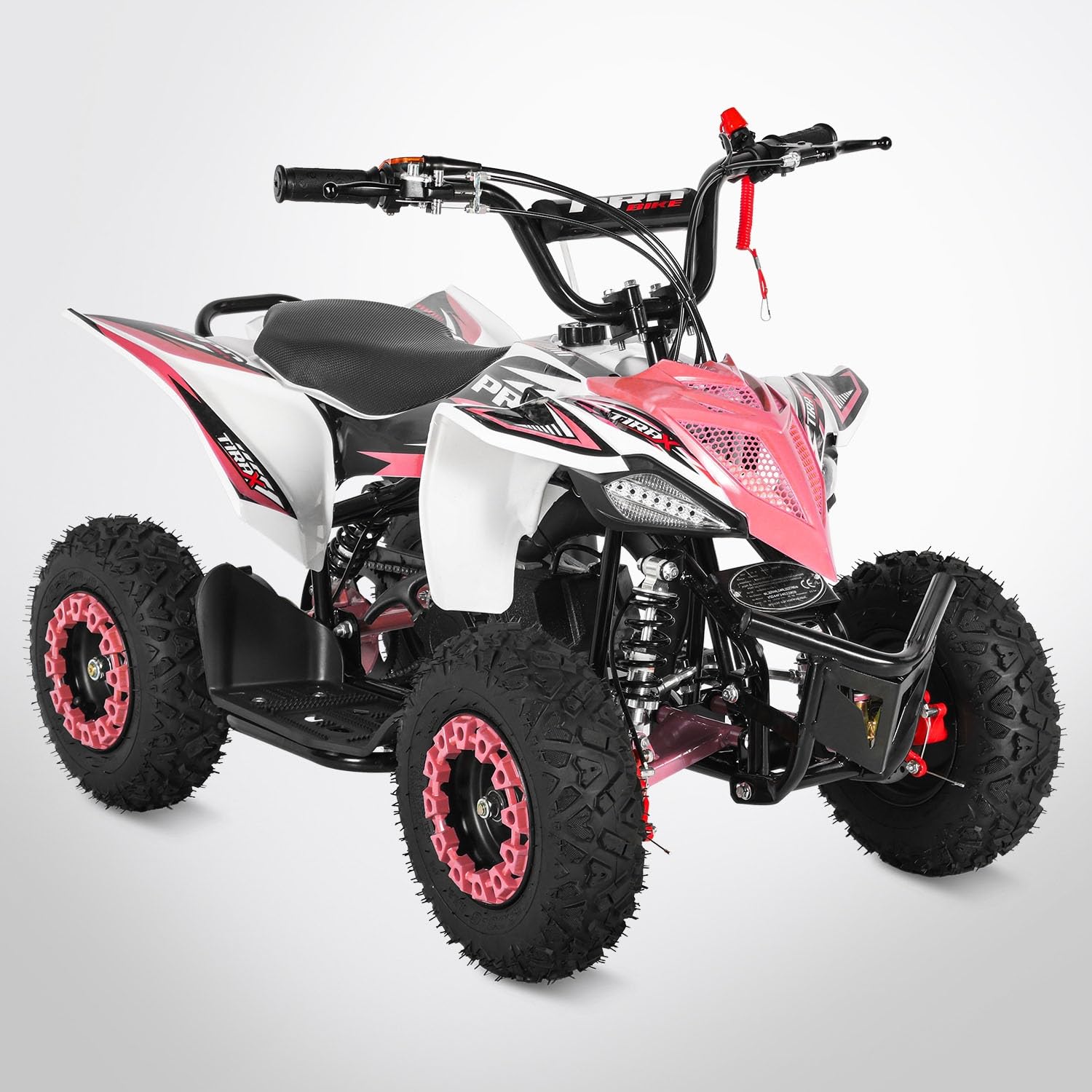 Pocket Quad TIRAX 49 - Mini Quad Enfant 50cc - Rose et blanc