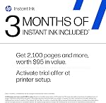Imprimante tout-en-un sans fil HP Envy 6555, impression couleur, scan, copie, impression recto verso, idéale pour la maison, essai de 3 mois d'Instant Ink inclus, compatible IA (C2XR6A) Portobello