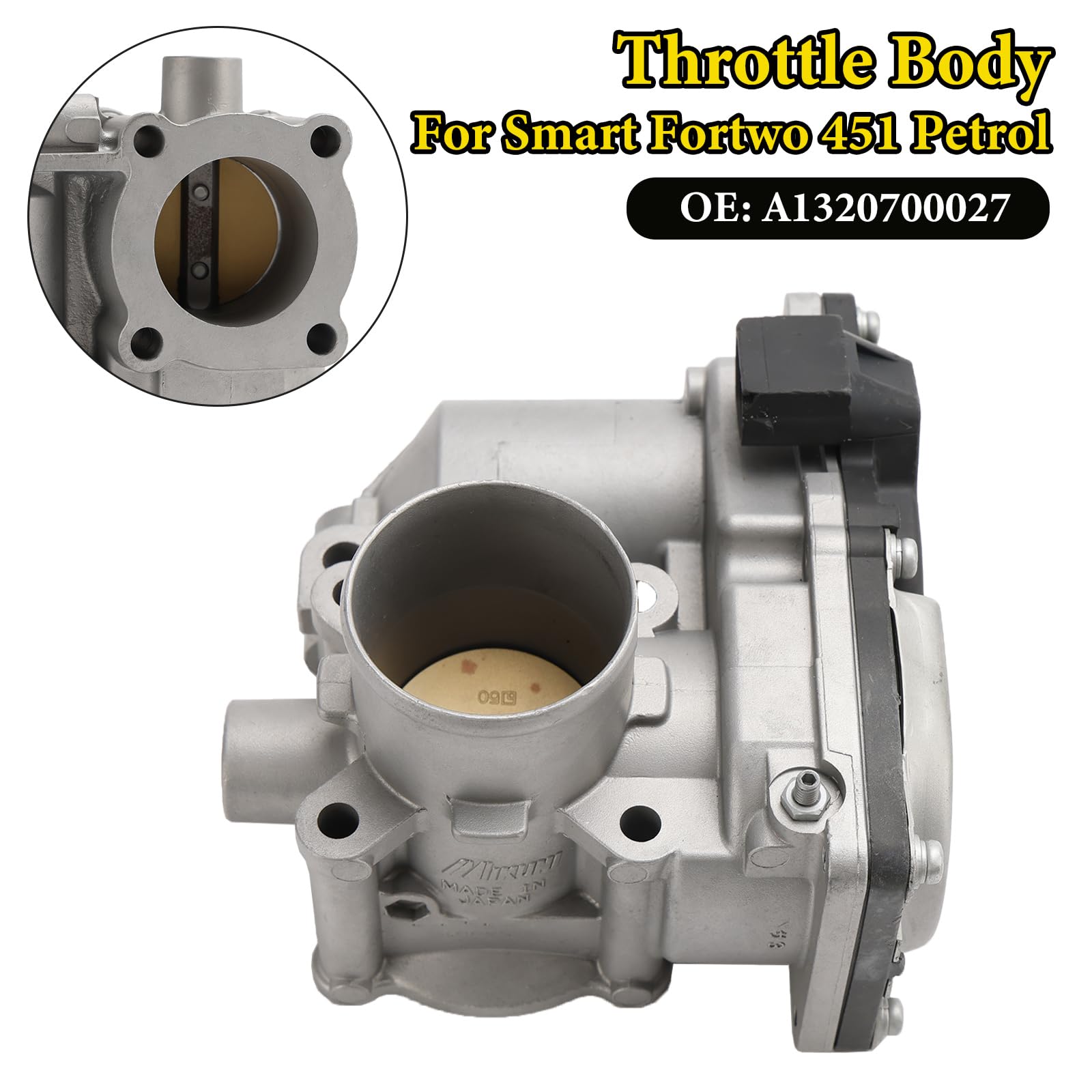 Drosselklappe A1320700027 Für Smart Fortwo 451 1.0L Benziner 2008-2015