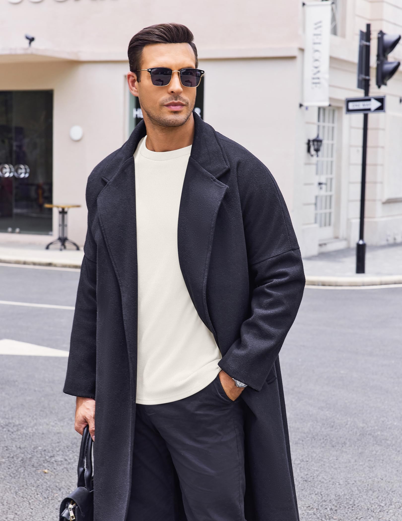 Ekouaer Haut Thermique Homme Maillot de Corps à Manches Longues sous-Vêtements Chauds Automne,S-3XL