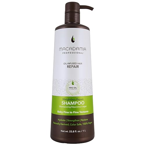 Macadamia Professional Cuidado del cabello, sin sulfato, parabenos, natural, orgánico, sin crueldad, productos veganos para el cabello, champú para