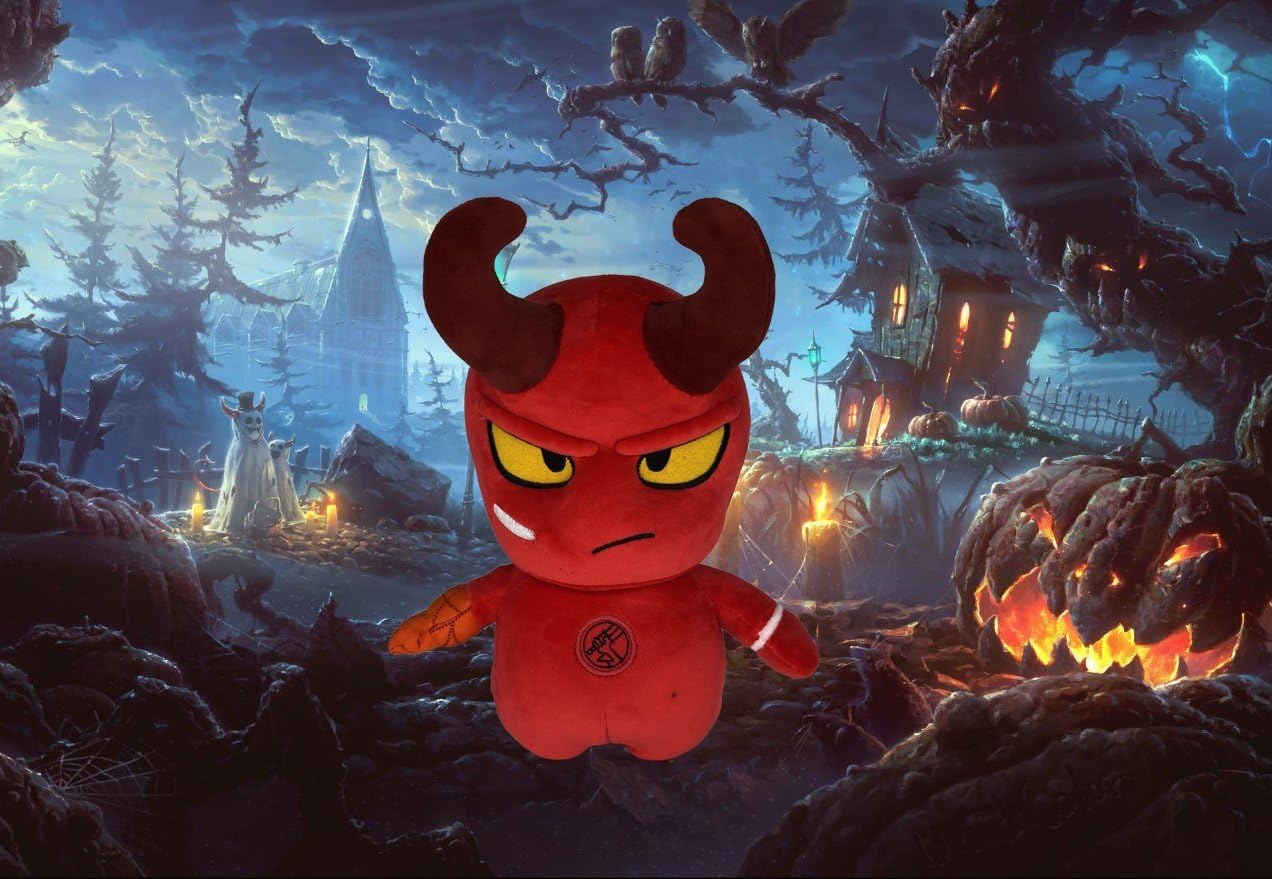 赤い悪魔のぬいぐるみ Amazon.co.jp: xsmart global デビルボーイ ぬいぐるみ - 悪魔の