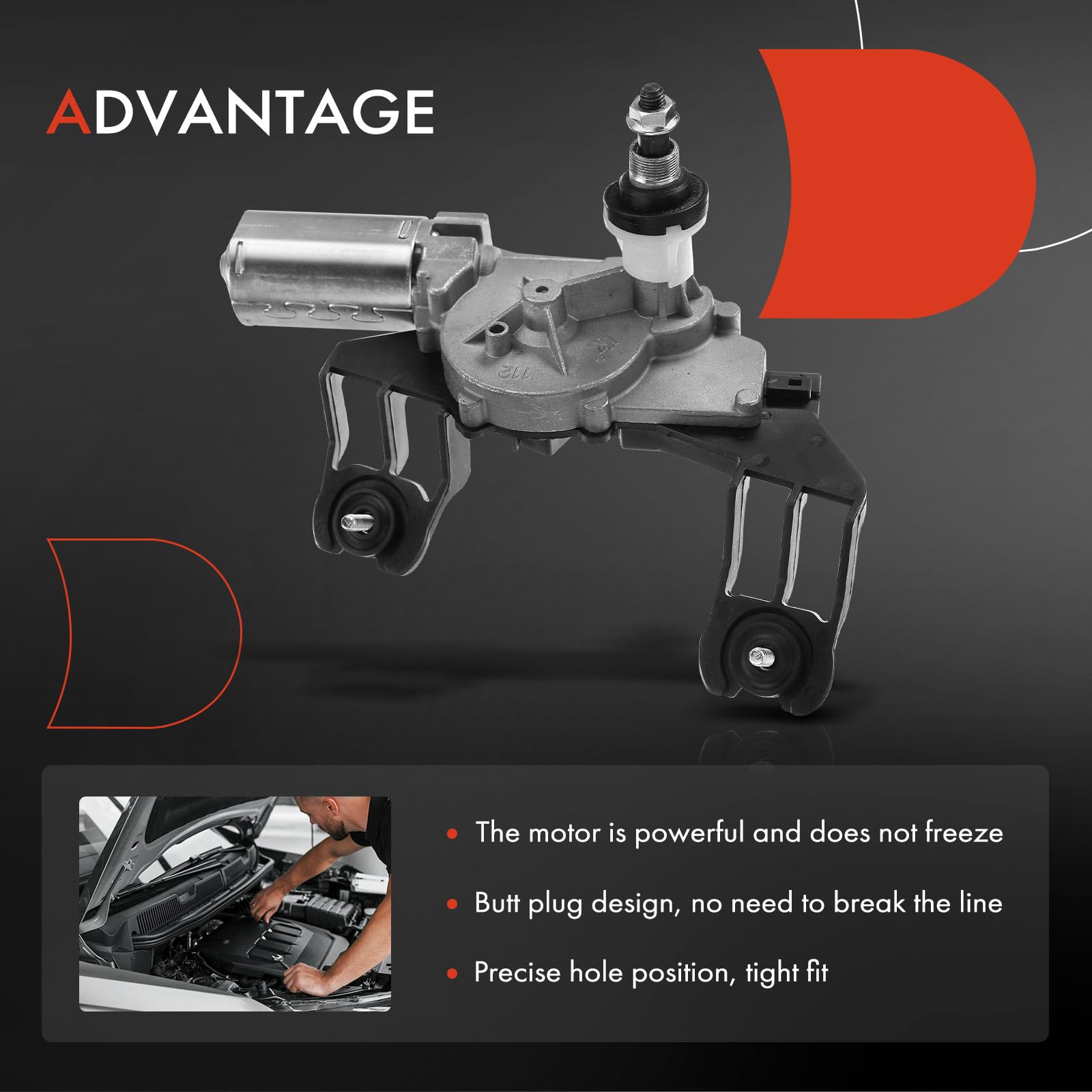 Hyundai Veracruz Rear Wiper A-Premium Rear Drive Shaft Coupler