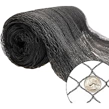 25x50ft Bird Netting for Chicken Coop, 1" Mesh Chicken Coop Netting Cover