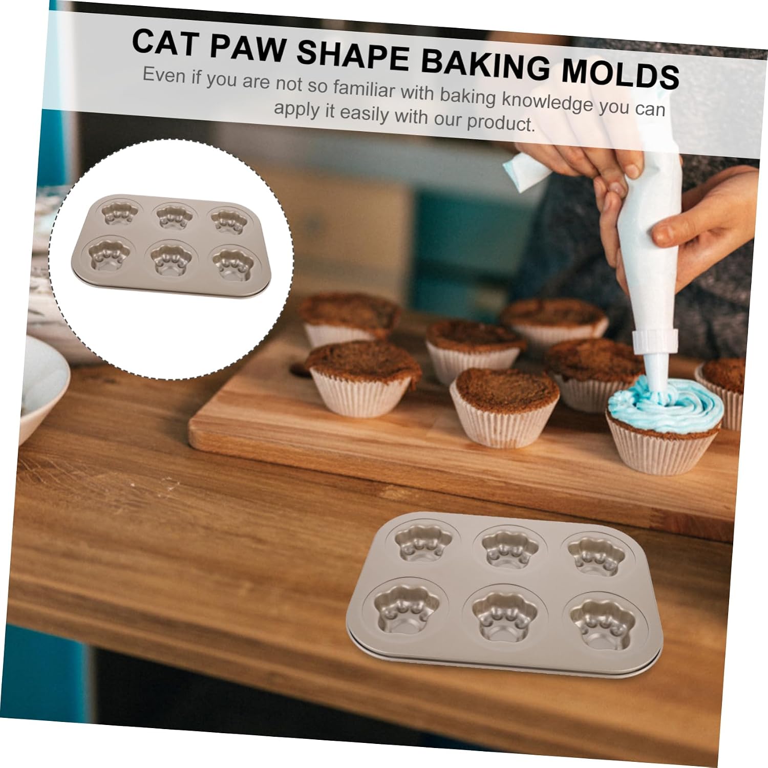 Ciieeo Cavity Cake Molds Carbon Steel Baking Mold for Unique Desserts for Boys and Girls Parties and Creative Treats