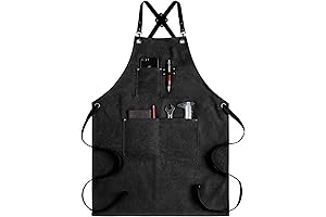 CONTAIL Mechanic Apron for Professionals, High-Quality Canvas Aprons with Multi Pockets for Practicality and Durability