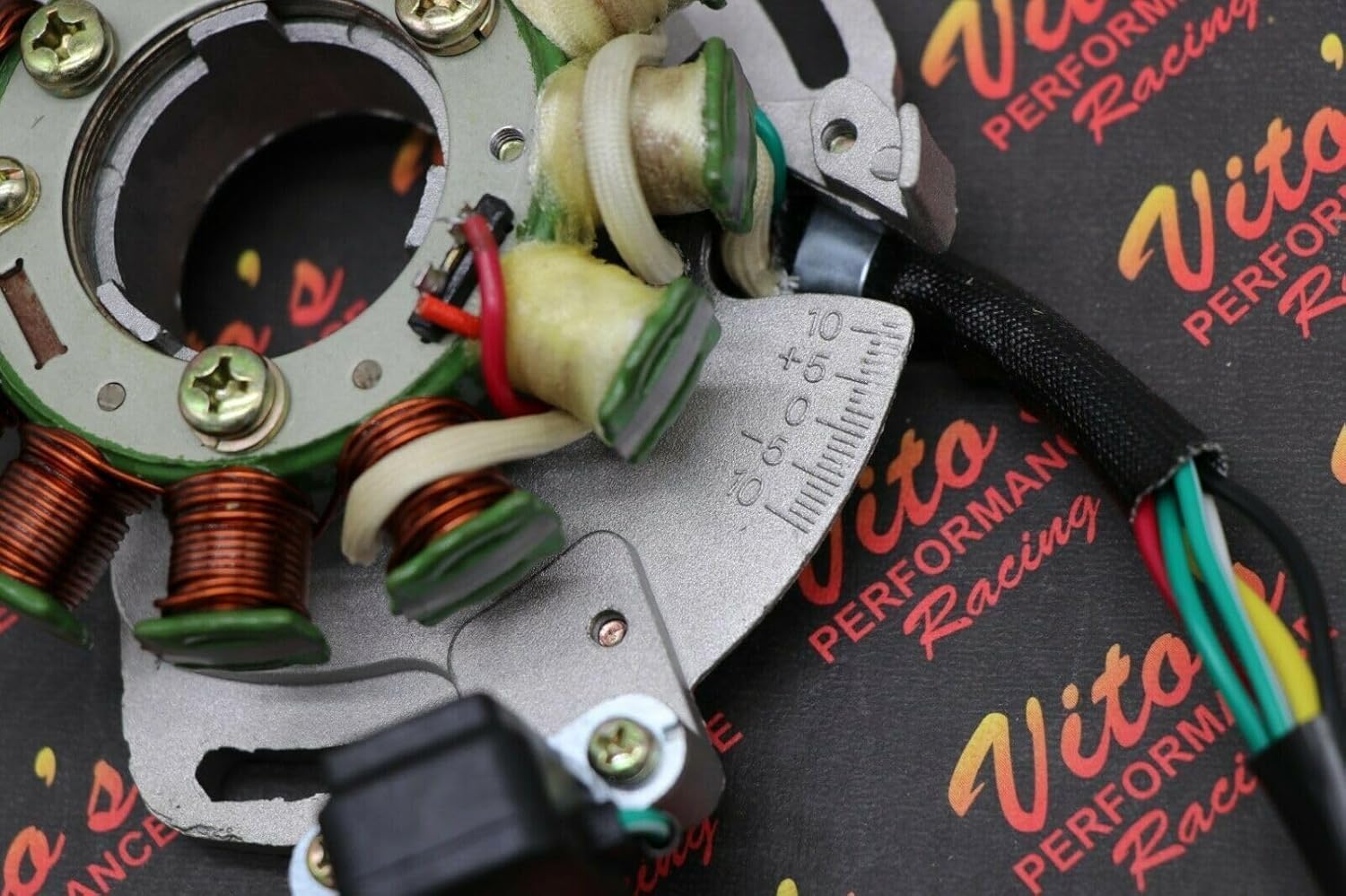 fits Yamaha Banshee stator with +/-10 aluminum adjustable timing plate 1987-1994