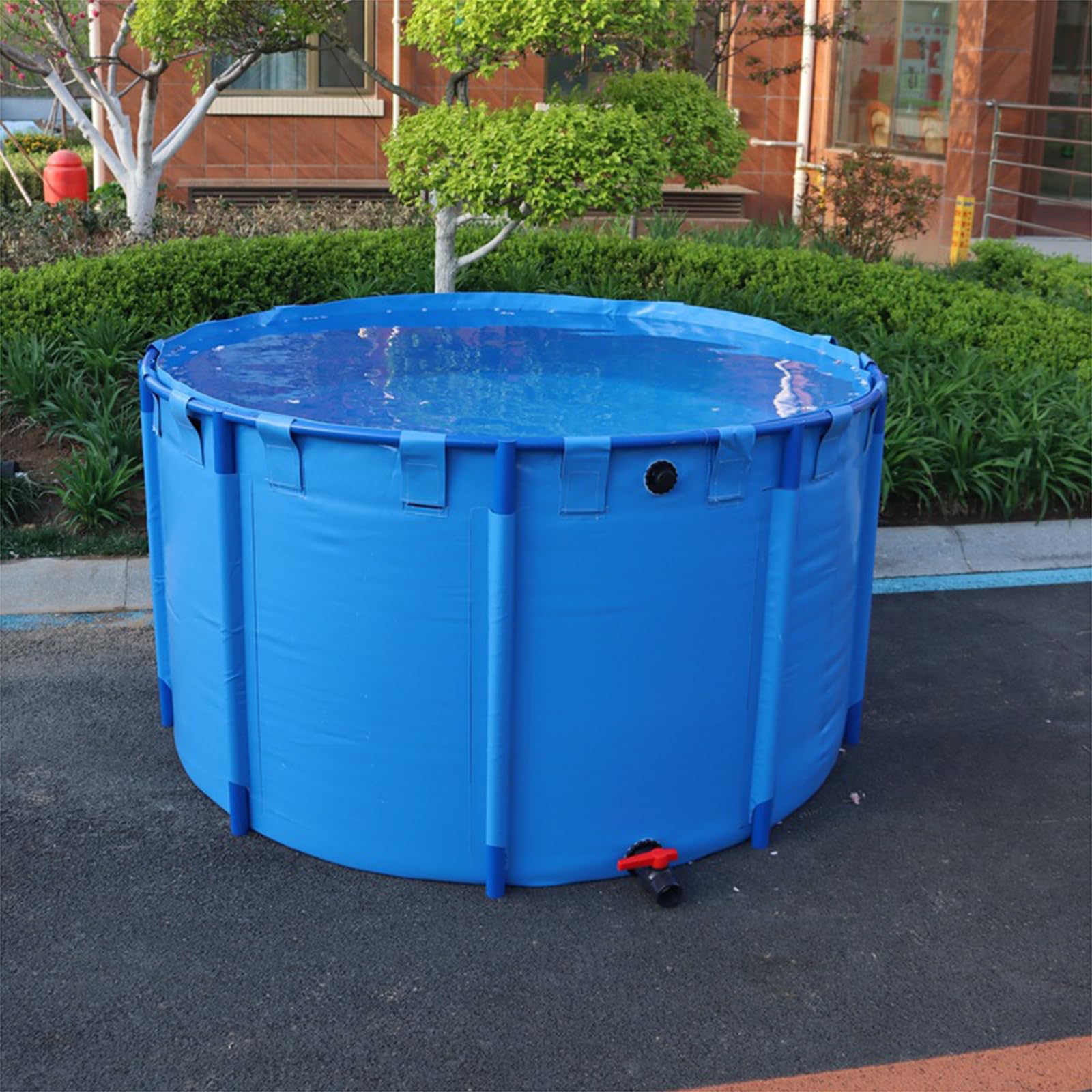 Réservoir d'eau facile à installer Ø 1m pour aménager un bassin de jardin
