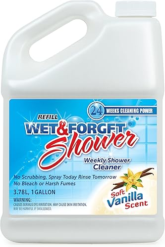 Vista 11 de Wet & Forget Limpiador de ducha en aerosol para aplicación semanal multisuperficie, no requiere fregar, fórmula sin blanqueador, listo para usar