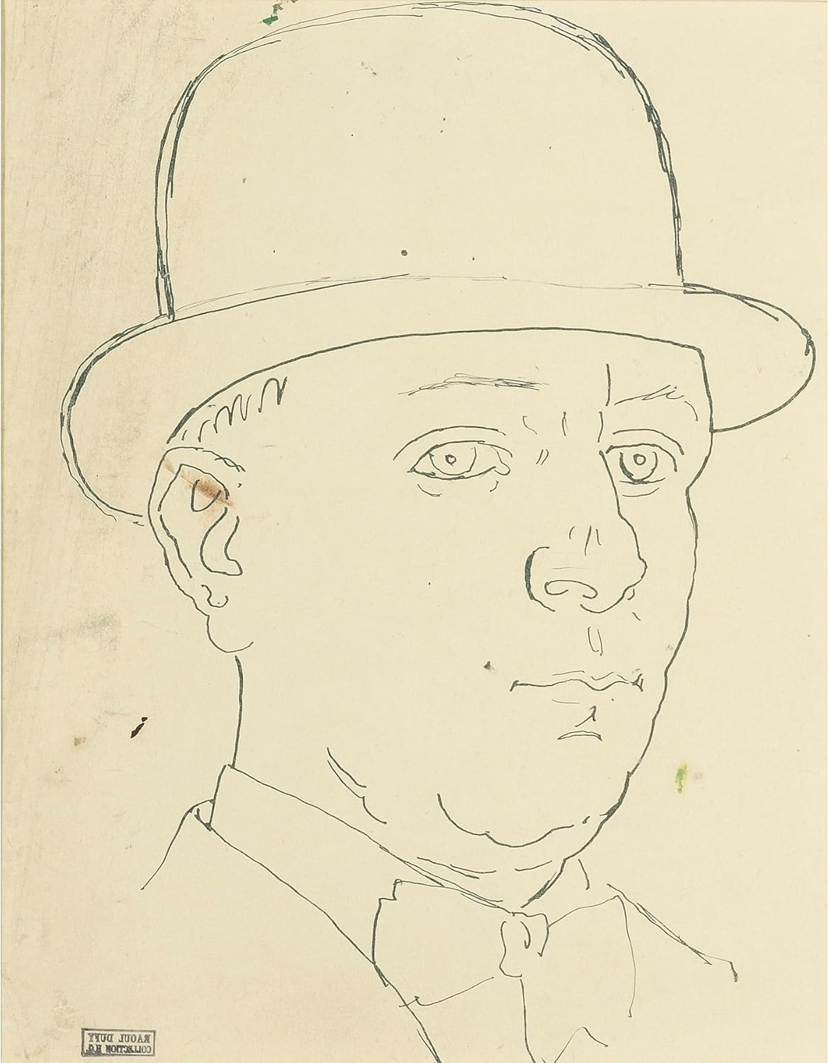 ArtDirect Portrait of Mr. Kessler Unframed Art Print Giclee Poster by Raoul Dufy - Ready for Framing with Customization Sizes 8x10, 11x14, 16x20, 24x31, 36x46 and 47x60 inches