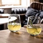 KROSNO Water Juice Tumbler Drinking Glasses | Set of 6 | 13.5 oz | Splendour Collection | Perfect for Home, Restaurants and Parties | Dishwasher Safe