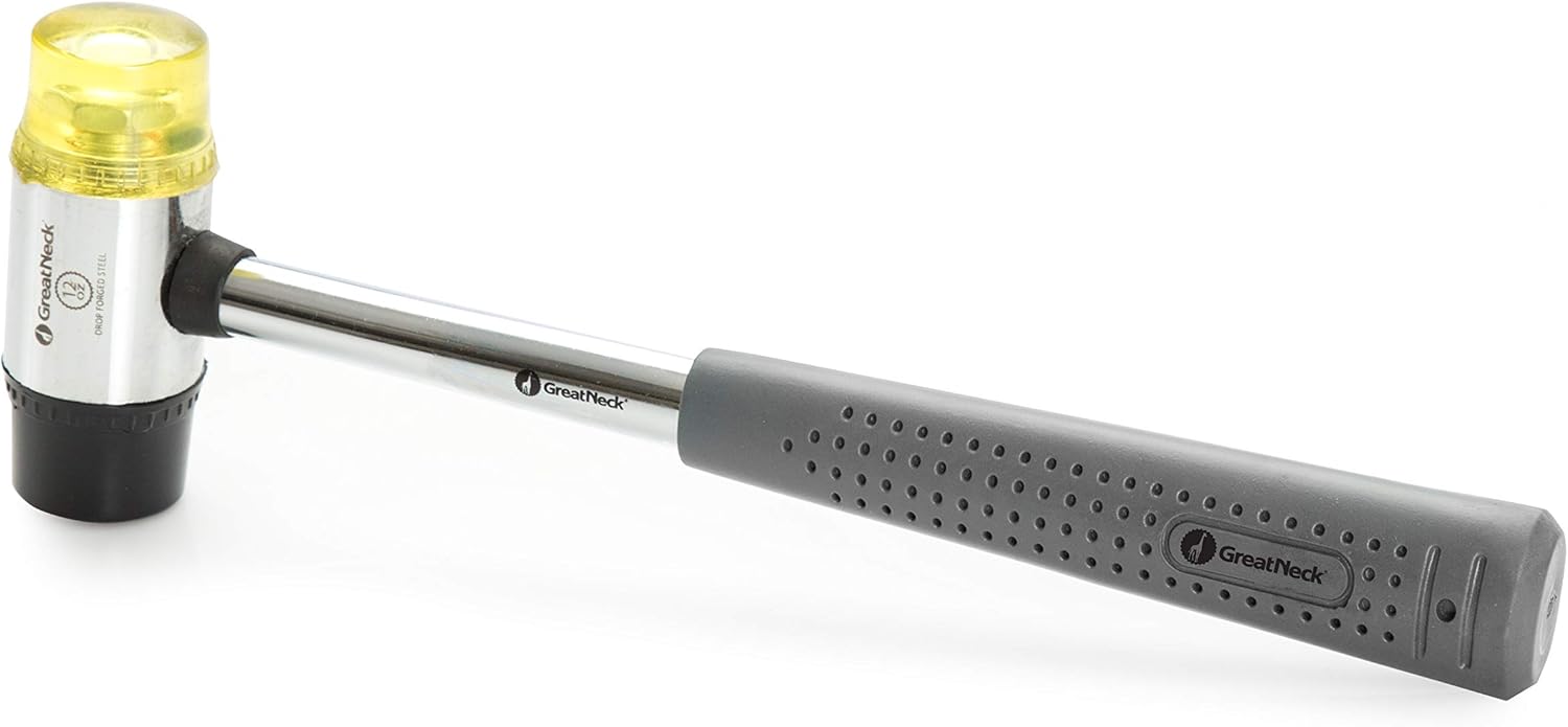 GreatNeck® 12 Oz. Steel Plastic/Rubber Mallet