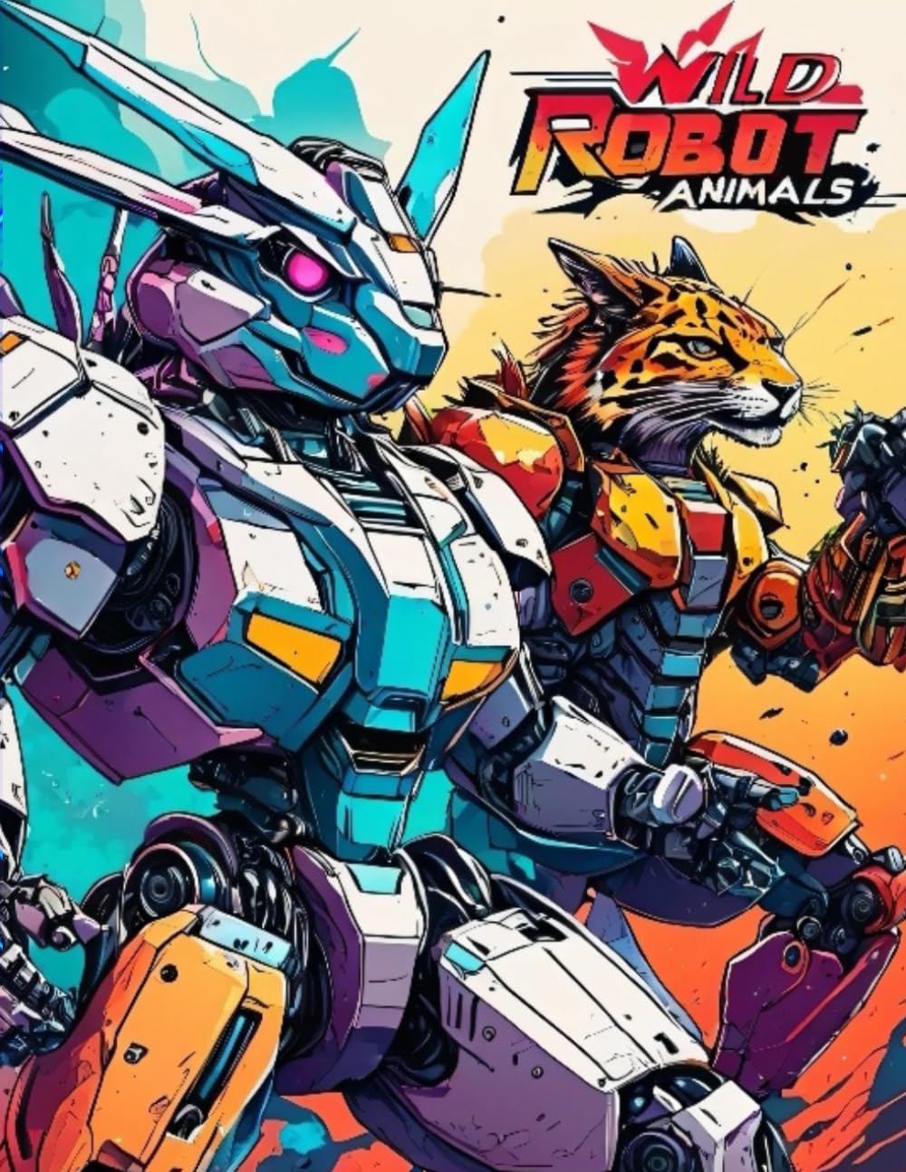 Wild Robot: Robot Animals Coloring Pages