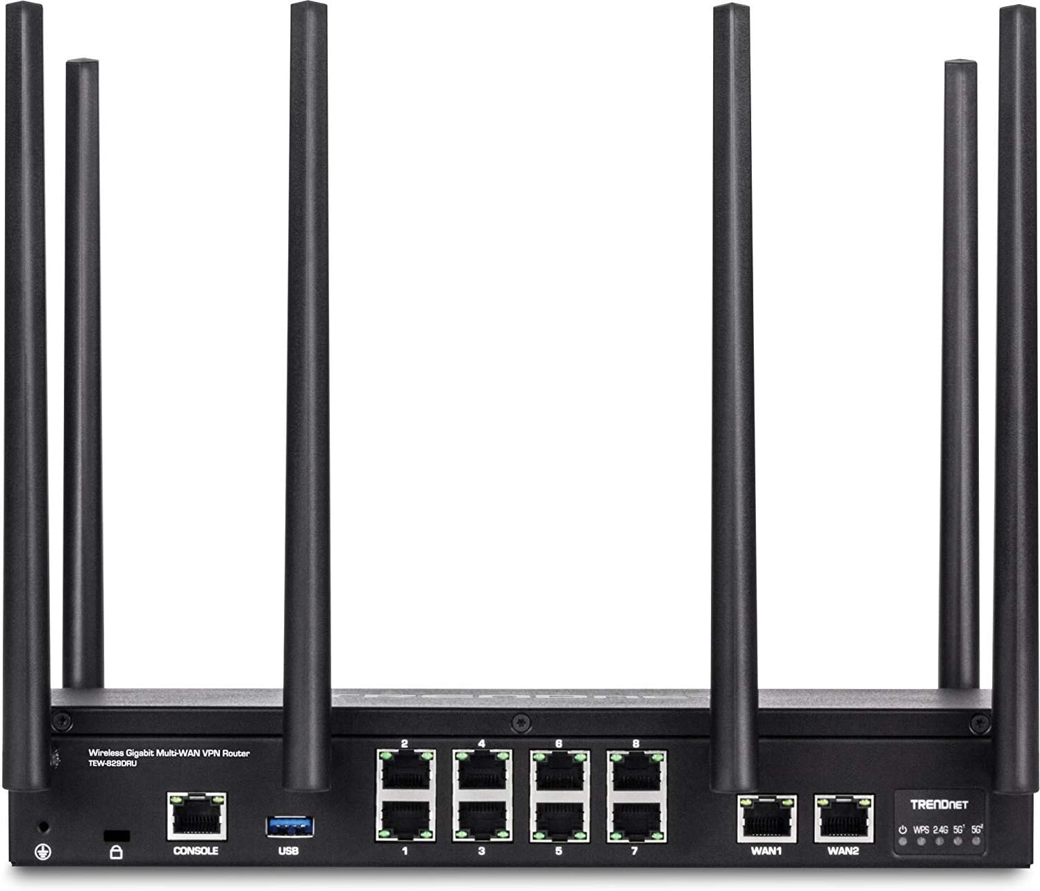TRENDnet AC3000 Tri-Band Wireless Gigabit Dual-WAN VPN SMB Router,TEW-829DRU,MU-MIMO, Wave 2,Internet Router,Whole Office/Home wifi,Pre-Encryped Wireless,QoS ( RENEWED)
