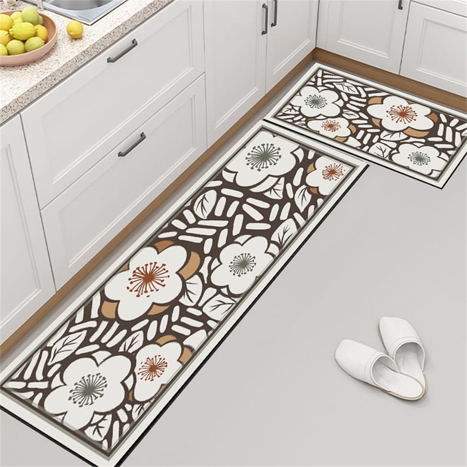 Tapis cuisine super absorbe l'eau et l'huile lavable antidérapant